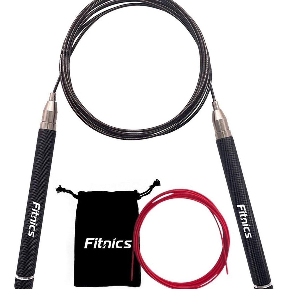 FITNICS - Cuerda Saltar De Velocidad Aluminio Fitnics Cardio Crossfit