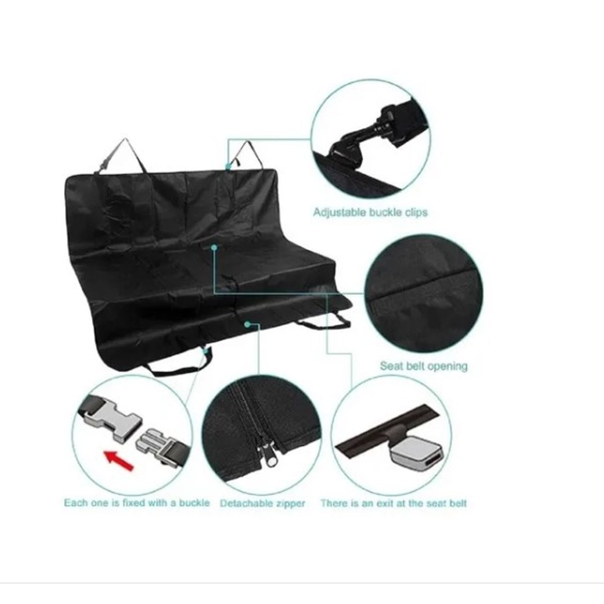 GENERICO - Manta Cubre Asiento Auto Para Mascotas