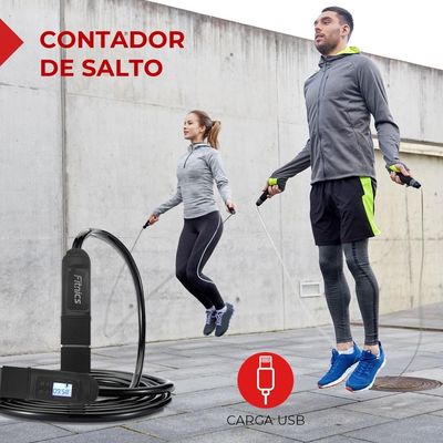 Imagen 2 del producto Cuerda Saltar Con Contador Digital Cardio Crossfit
