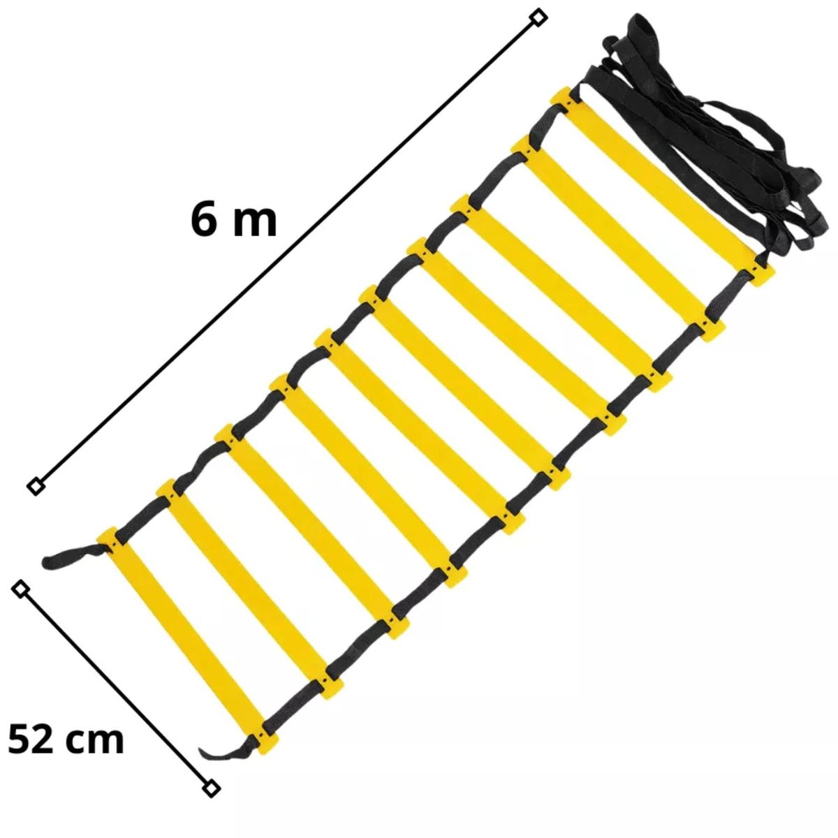 TRAINING PRO - Escalera De Coordinación Y De Agilidad Crossfit 6 Metros Fit