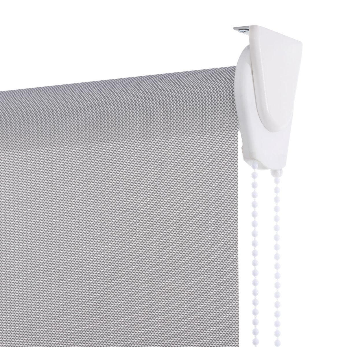 BERTEX - Cortina Roller Sunscreen Gris 100x240 cm Persiana de altura ajustable