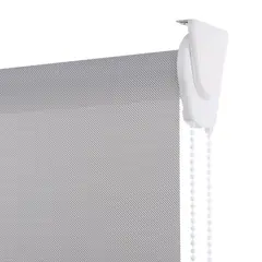 BERTEX - Cortina Roller Sunscreen Gris 100x240 cm Persiana de altura ajustable