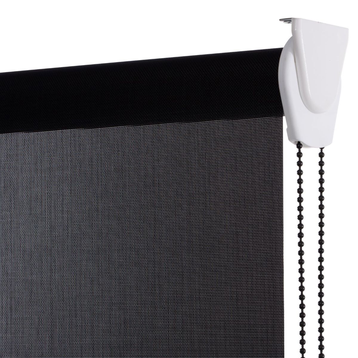 BERTEX - Cortina Roller Sunscreen Negra 100x170 cm Persiana de altura ajustable