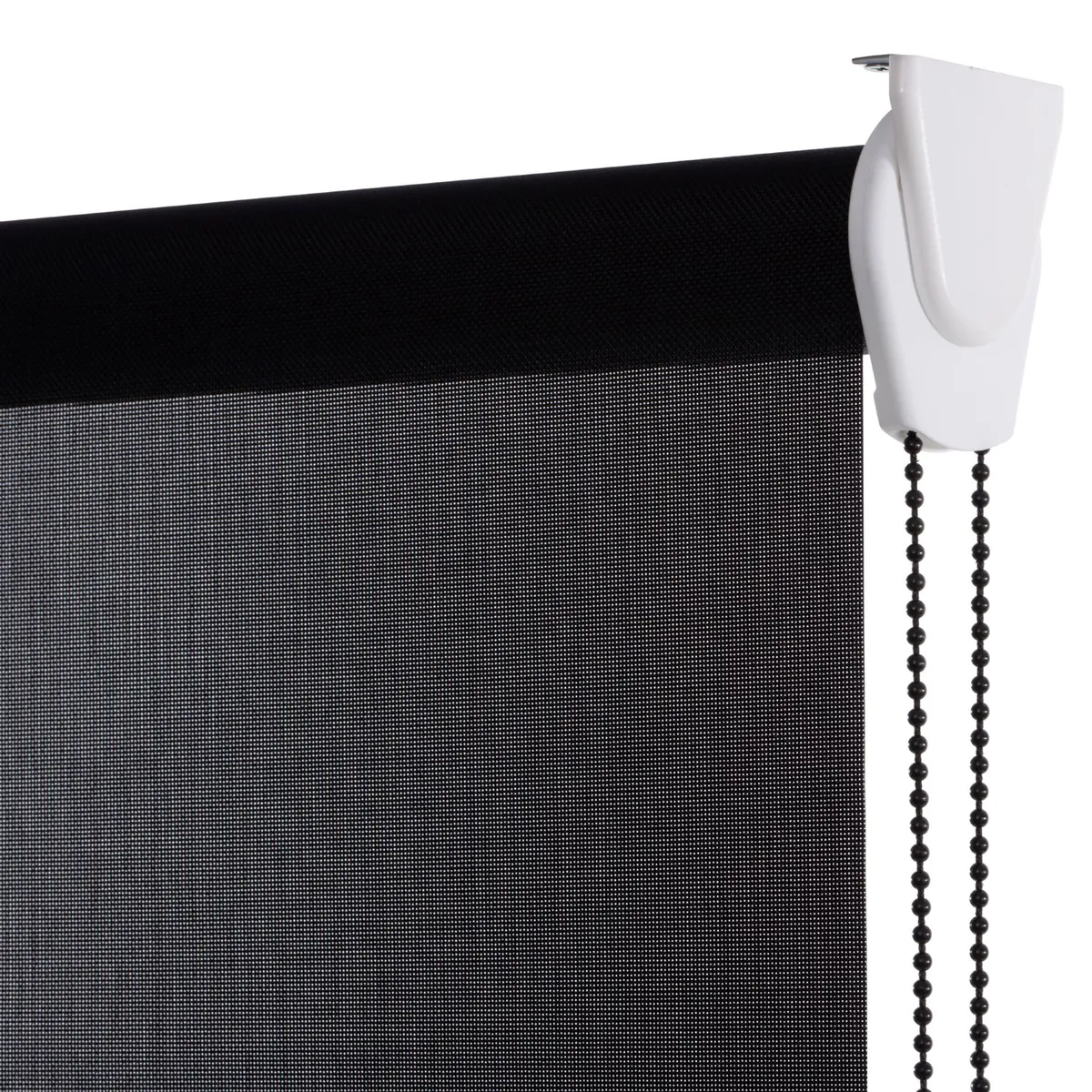 BERTEX - Cortina Roller Sunscreen Negra 130x170 cm Persiana de altura ajustable