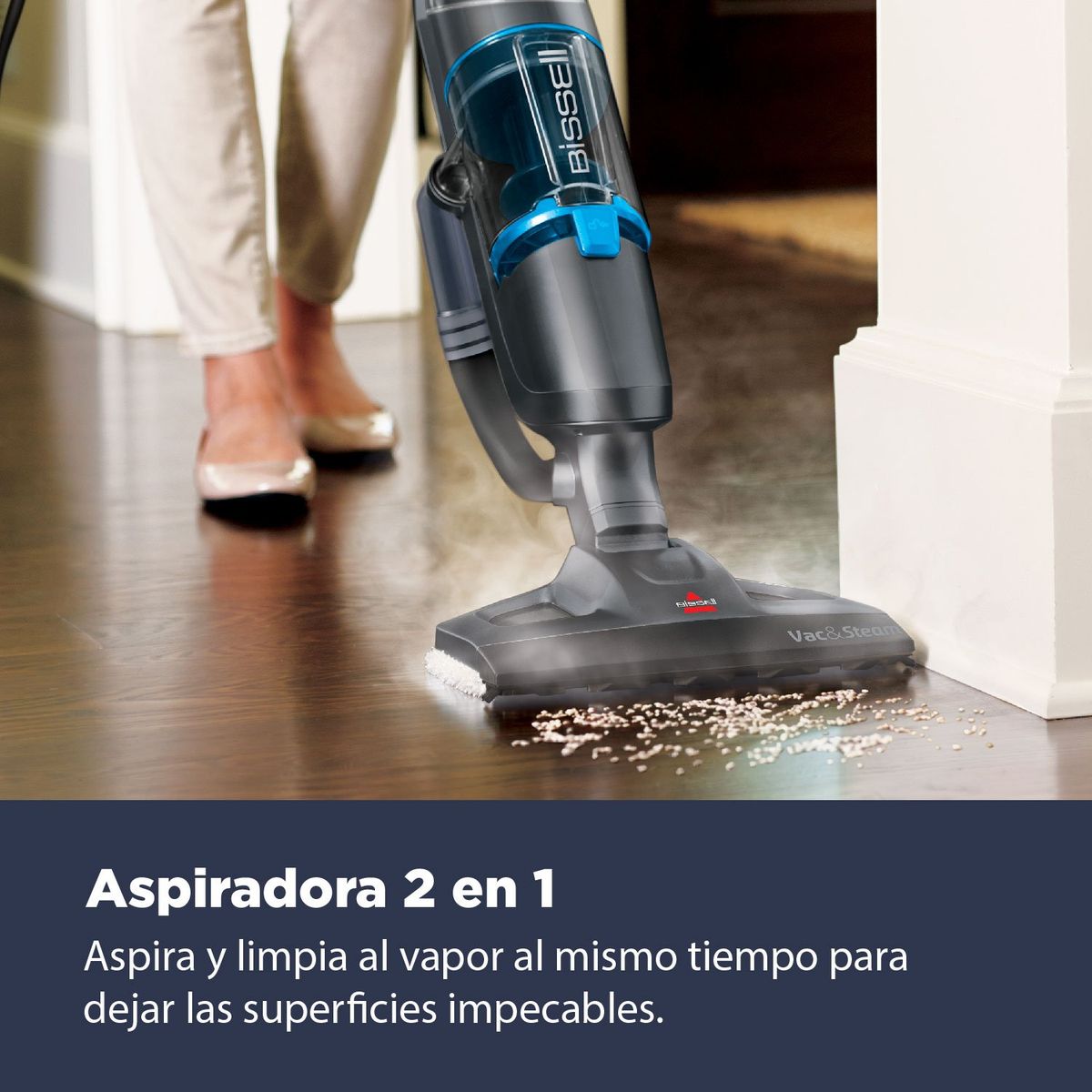 BISSELL - Aspiradora y Mopa a Vapor Vac&Steam BISSELL 1977N