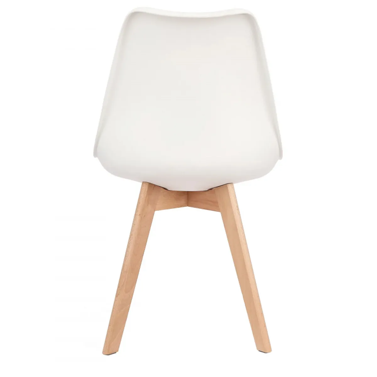 MOBOI - Silla Eames Acolchada Blanca