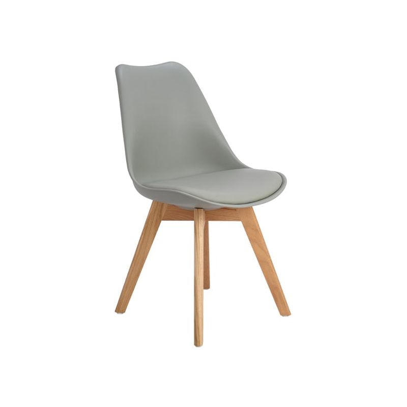 MOBOI - Silla Eames Acolchada Gris