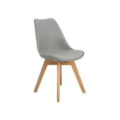 MOBOI - Silla Eames Acolchada Gris