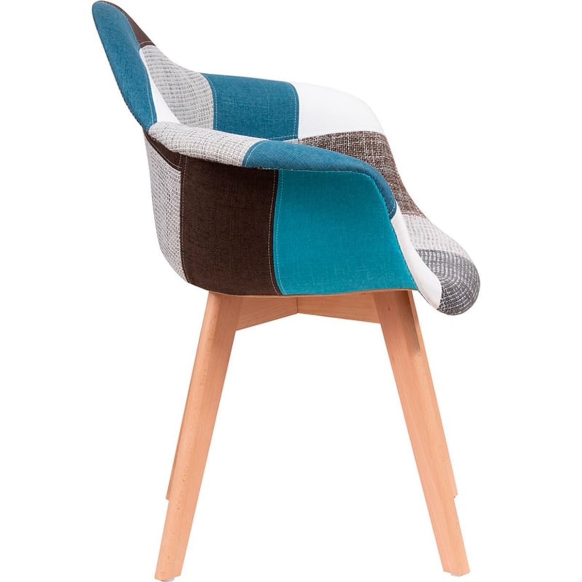 MOBOI - Pack 2 Butacas Sitial Poltronas Eames Patchwork