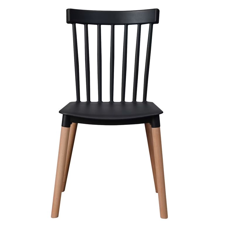 Silla Windsor para Comedor o Terraza Negra