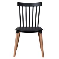 Silla Windsor para Comedor o Terraza Negra
