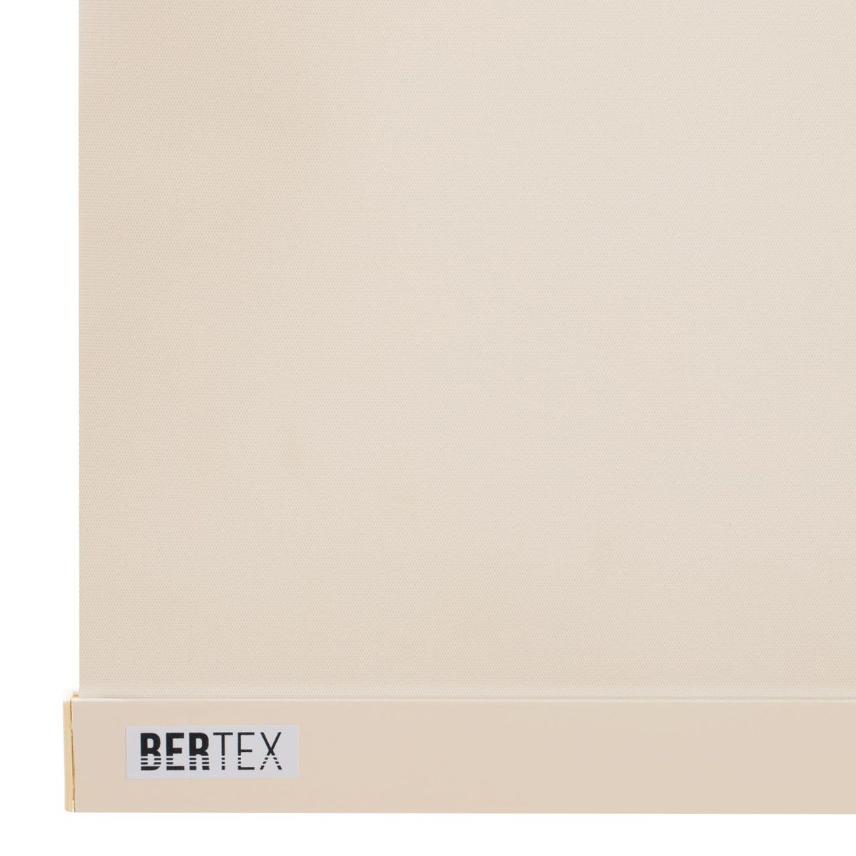 BERTEX - Cortina Roller Blackout Beige 175x170 cm Persiana de altura ajustable