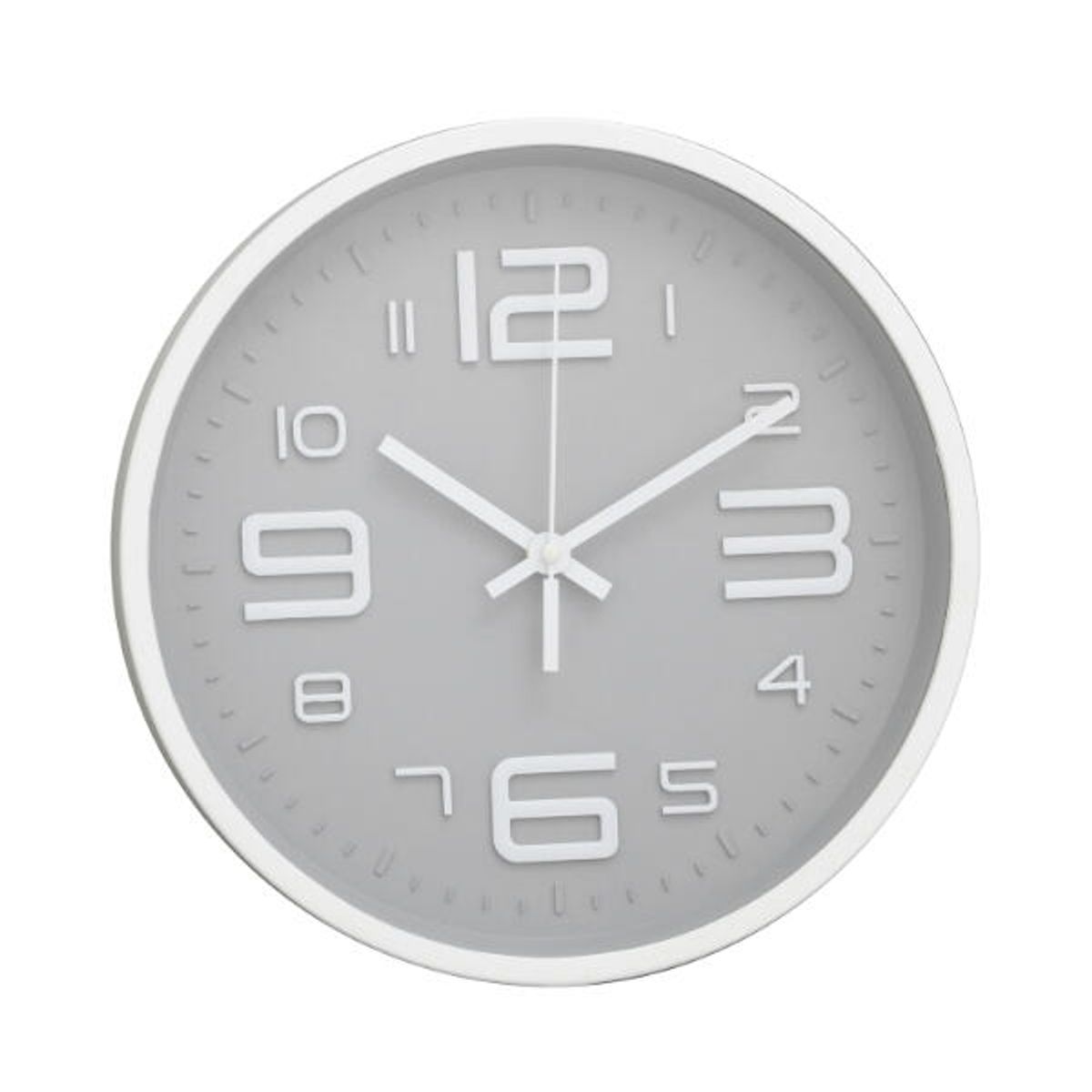 VGO - Reloj De Pared Fondo Gris 30 Cm vgo