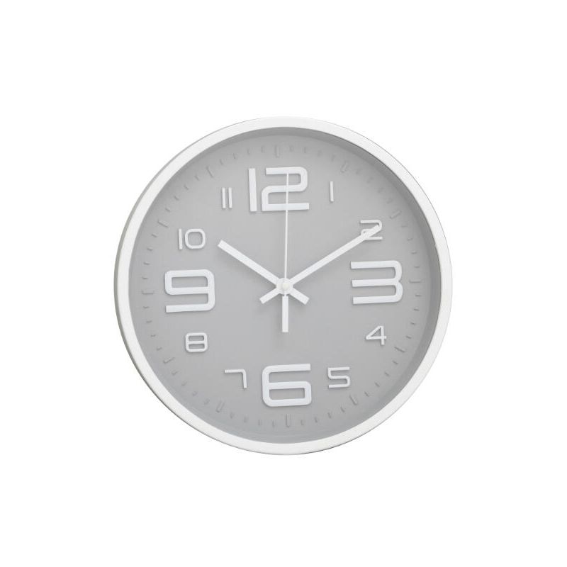 VGO - Reloj De Pared Fondo Gris 30 Cm vgo