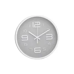 VGO - Reloj De Pared Fondo Gris 30 Cm