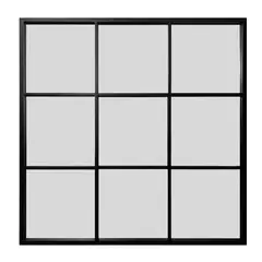 GENERICO - Espejo Cuadrado Negro 80 cm WH Deco