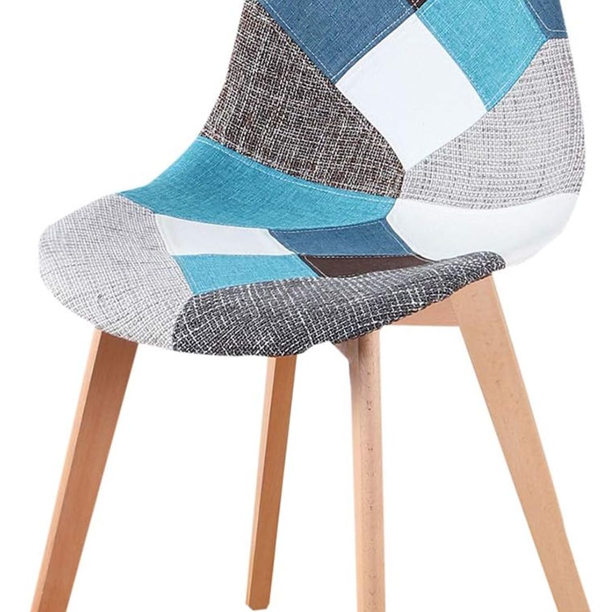 MOBOI - Silla Eames Patchwork Azul