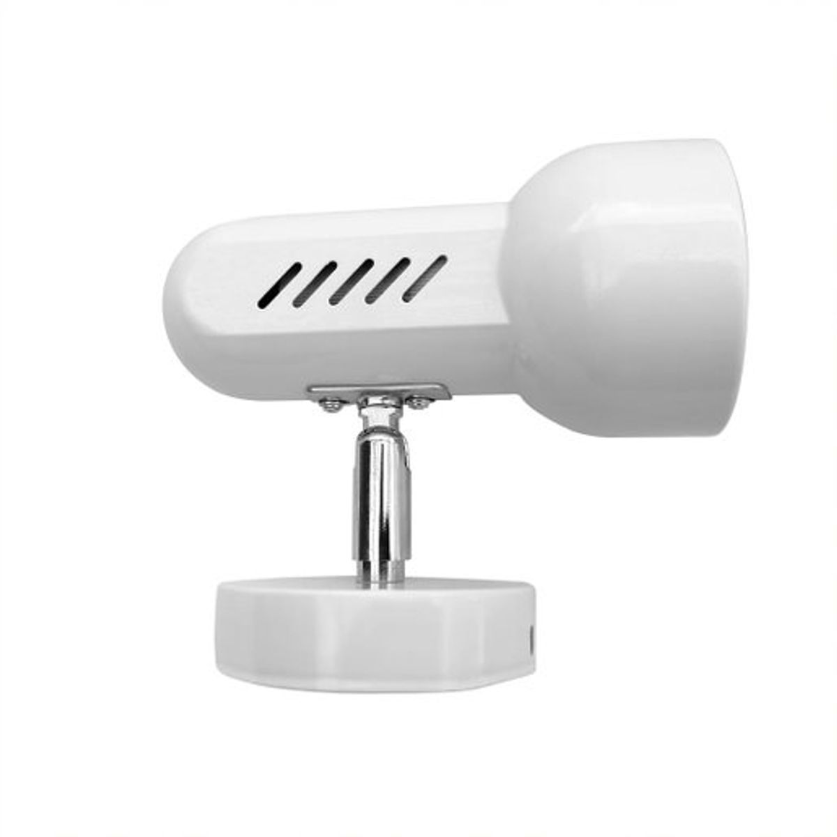 GENERICO - Aplique Foco Direccional Pared Y Techo Soquete E27 Blanco