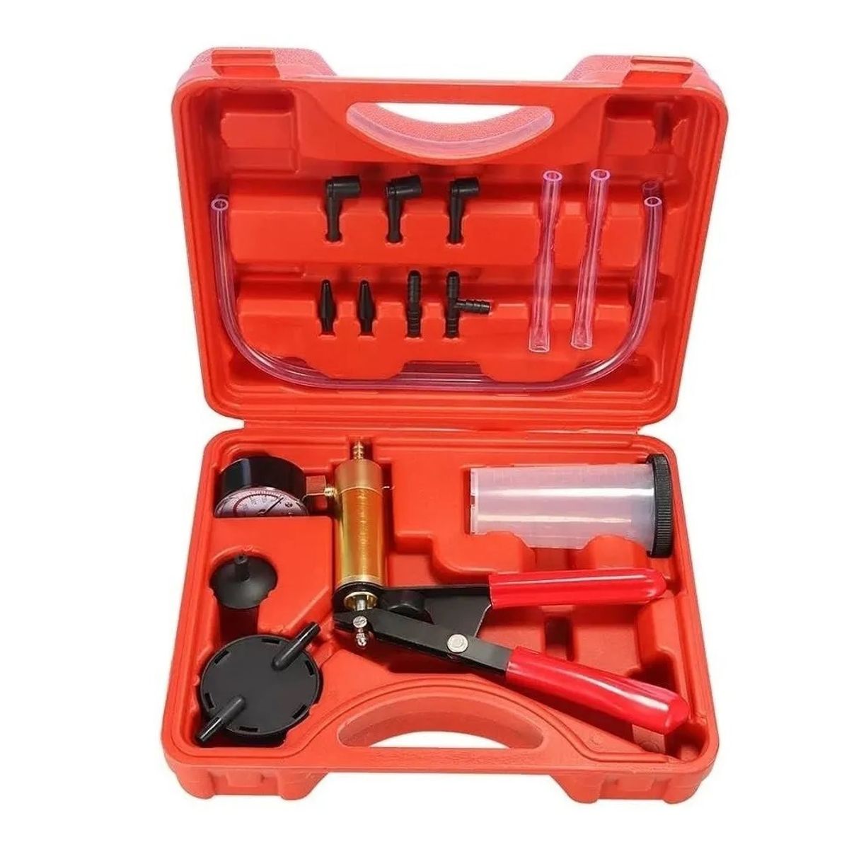 GENERICO - Kit Bomba Purgador Sangrador De Frenos De Vacio