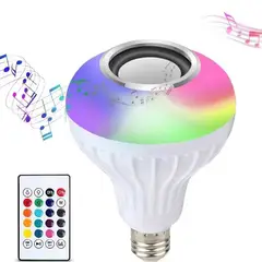 EVERSO - Ampolleta Multicolor Bluetooth Musical Y Con Control 12w
