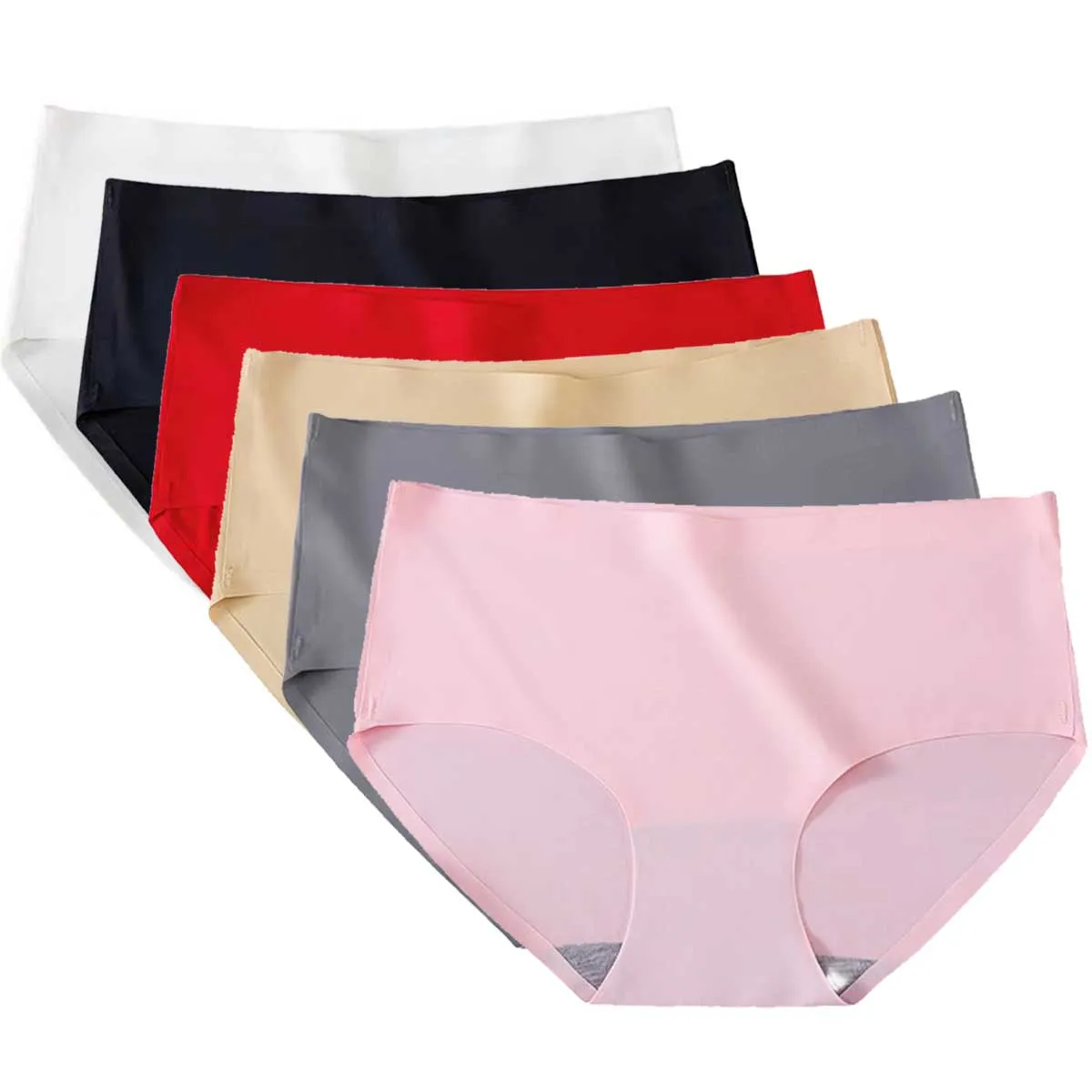 EVERSO - Pack 3 Calzon Mujer Invisible Sin Costura..