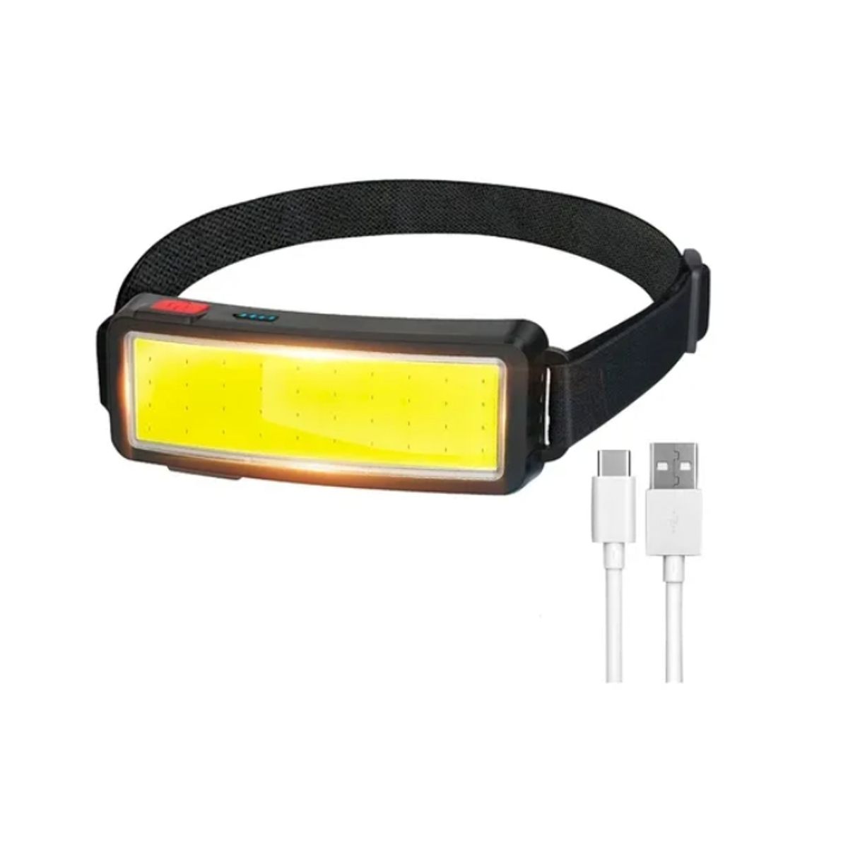 ESHOPANGIE - Linterna Frontal Led Cob Recargable Usb Superbrillante