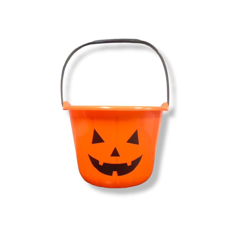 GENERICO - Cubo Calabaza Para Dulces Halloween Balde Dulces Fiestas