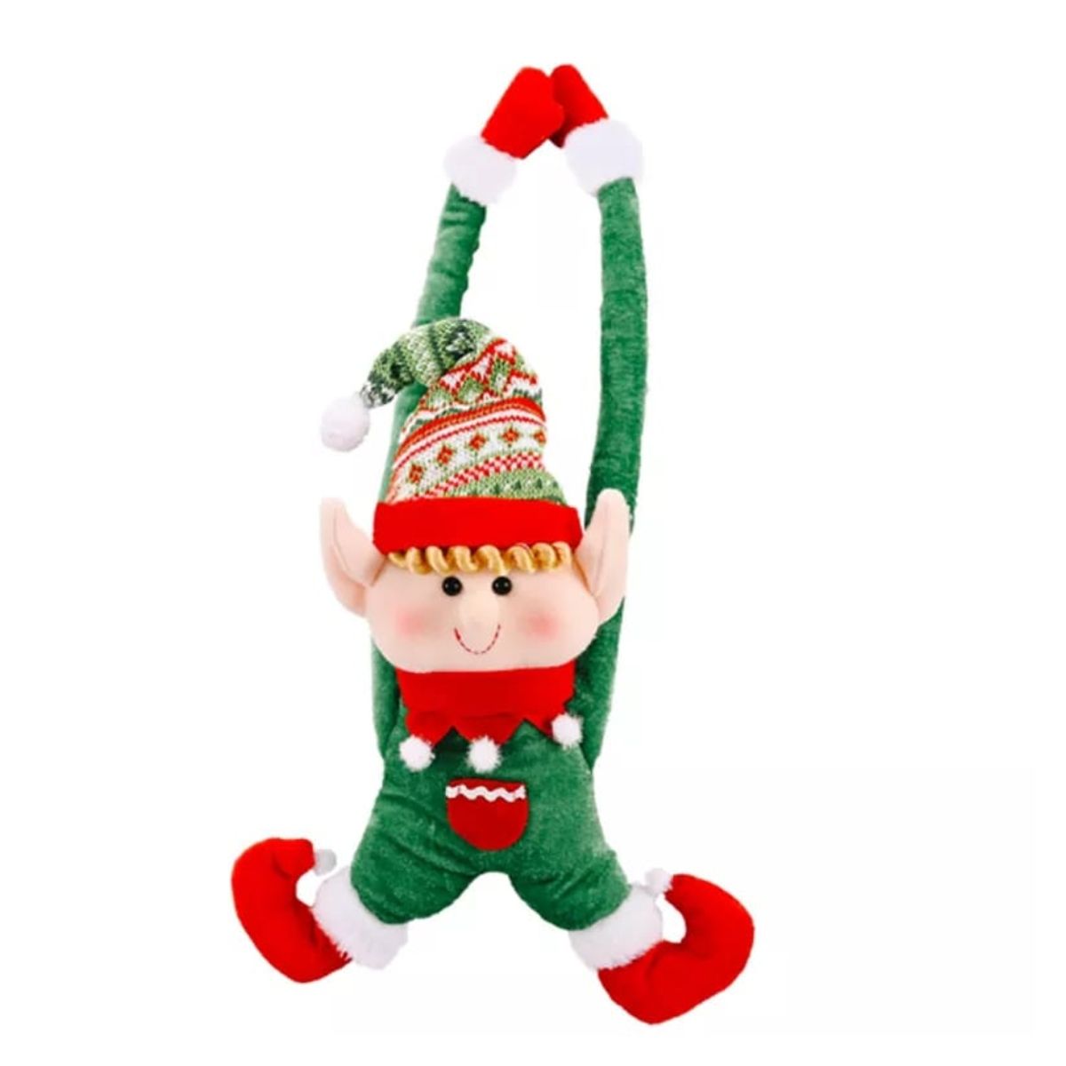 GENERICO - MUÑECO ADORNO COLGANTE DE NAVIDAD ELFO