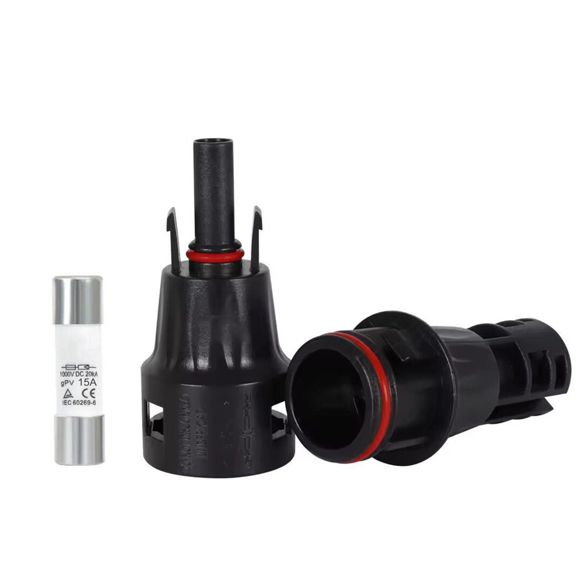 SOLIOT - Portafusible MC4 Solar Con Fusible 15A