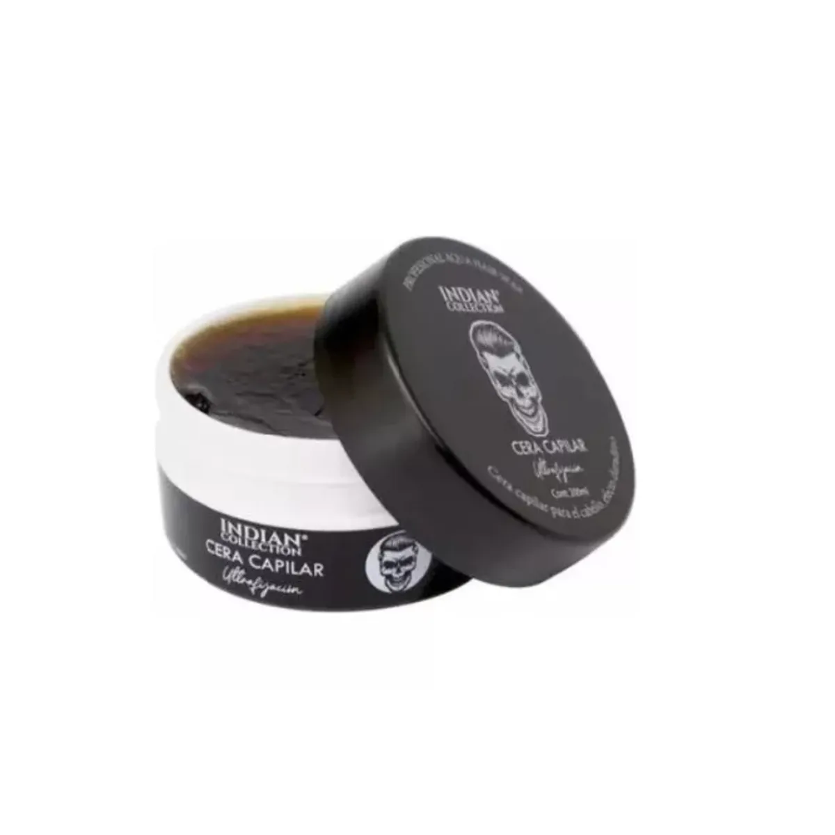 INDAIA - Cera Capilar Para El Cabello Indian 200ml Color Negro