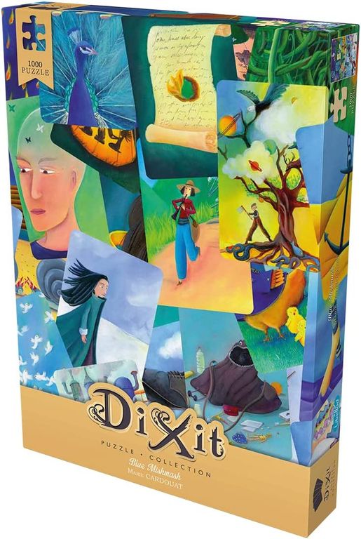 Dixit Puzzle - Blue Mishmash 1000 Piece Jigsaw – Beautiful Artwork From The Dixit Card Game Collection