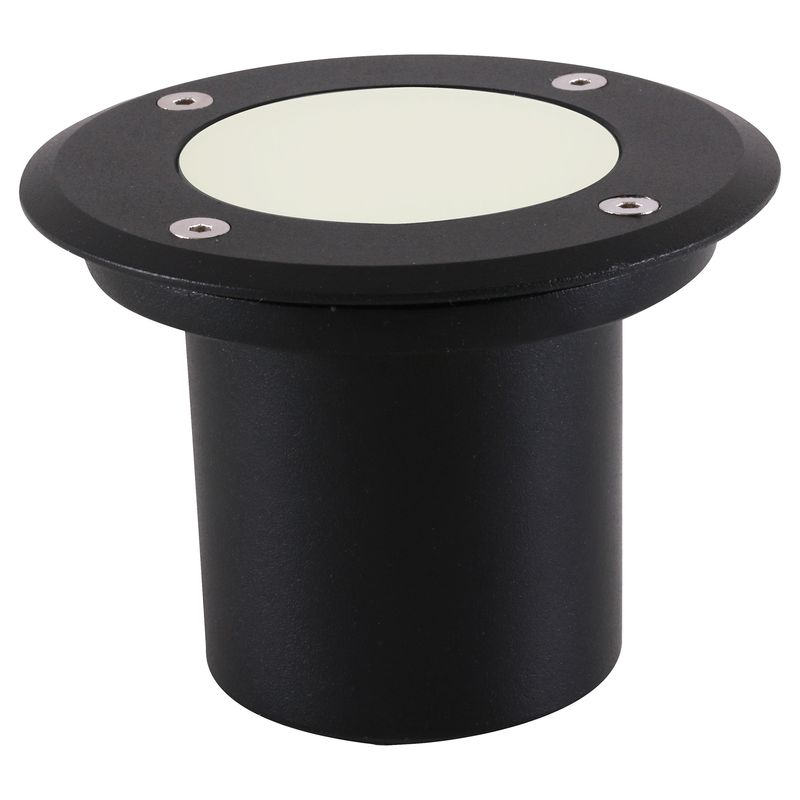 DRL LIGHTING - Foco embutido piso metal 50W GU10 Negro