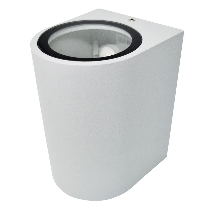 DRL LIGHTING - Aplique semi circular GU10 50W gris claro