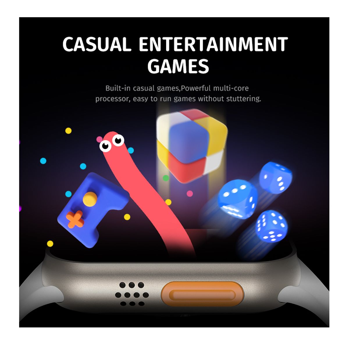 STARTECHOFFICE - Smartwatch Deportivo HW8 ULTRA  Pantalla HD - NFC - Asistente de Voz