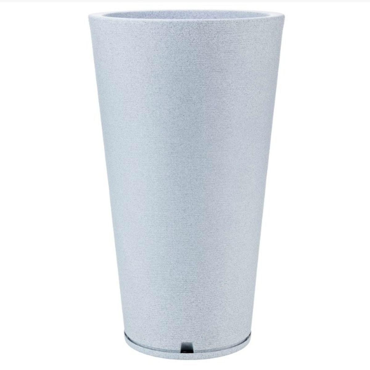 FLORIDIS - MACETERO FLORIDIS GRIS CLARO GENEBRA 80CM ALTO CON PLATO