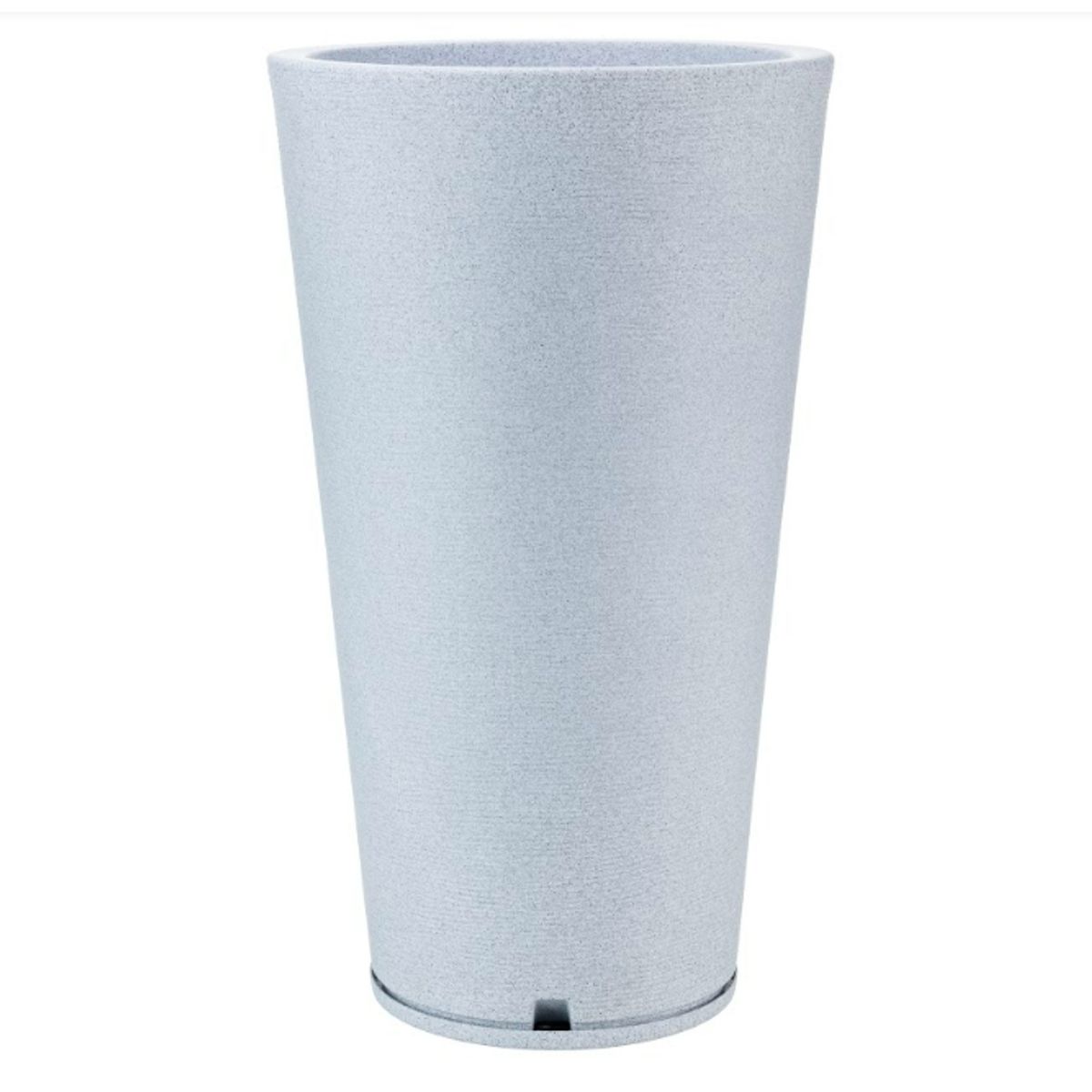 FLORIDIS - MACETERO FLORIDIS GRIS CLARO GENEBRA 80CM ALTO CON PLATO