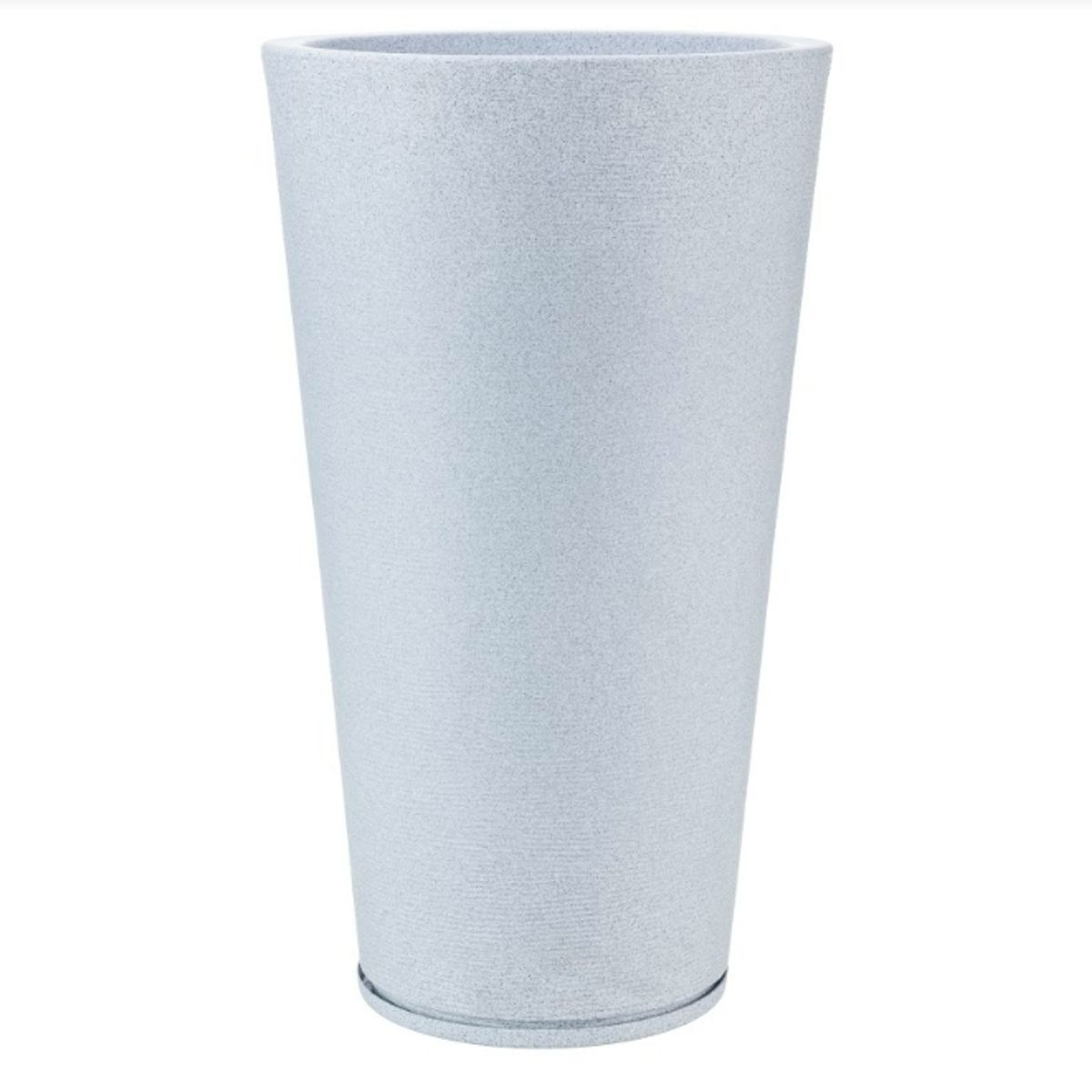 FLORIDIS - MACETERO FLORIDIS GRIS CLARO GENEBRA 80CM ALTO CON PLATO