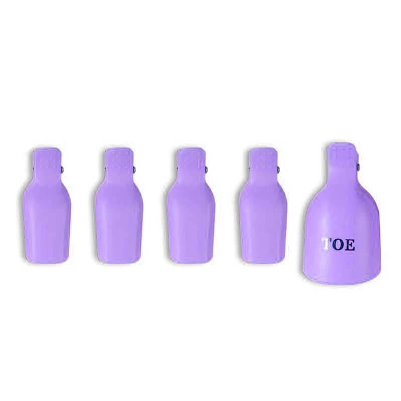 COSMETICAVAL - Pinzas para remover esmalte permanente de pies pedicura