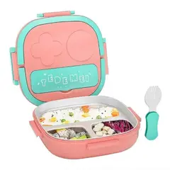 LAUNCH - Lonchera Japonesa portátil para niños ROSA Tedemei