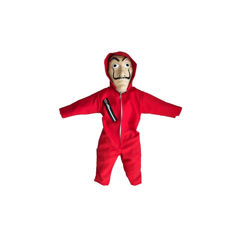 GENERICO - Disfraz Halloween Casa De Papel - NIÑO TALLA 14