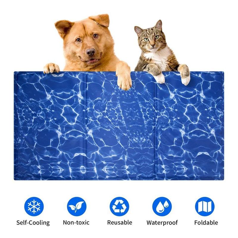 GENERICO - Manta Refrescante De Gel Frio  Talla M 50x65 cm Perros Gatos