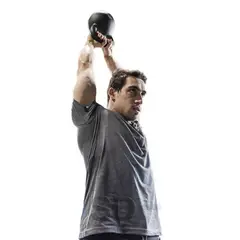 SDFIT - Kettlebell Pesa Rusa Black Coated 28 kg