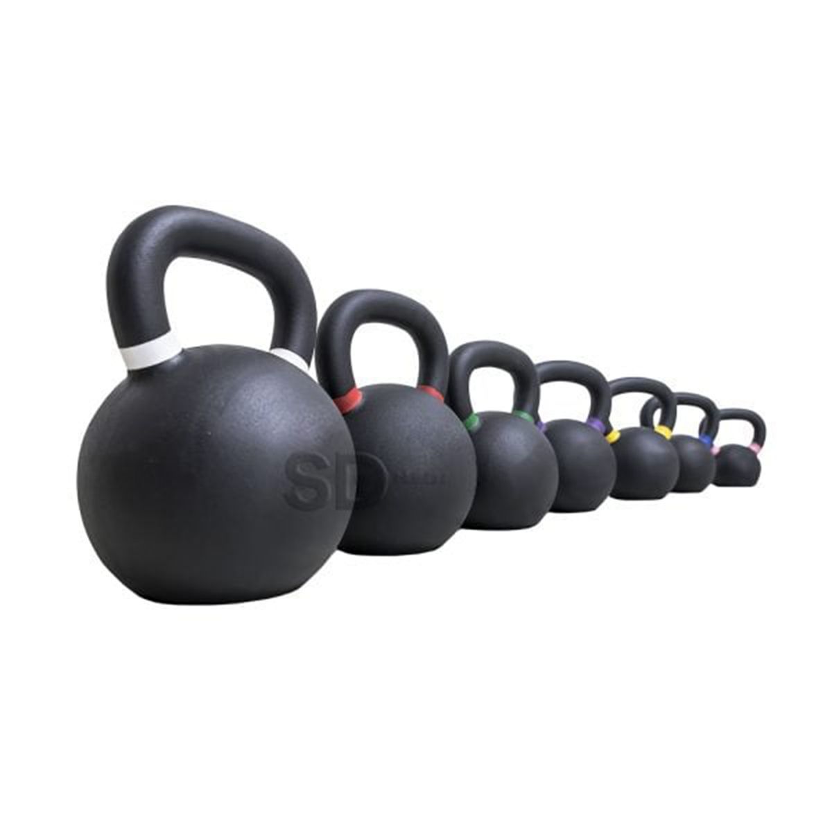 SDFIT - Kettlebell Pesa Rusa Black Coated 28 kg