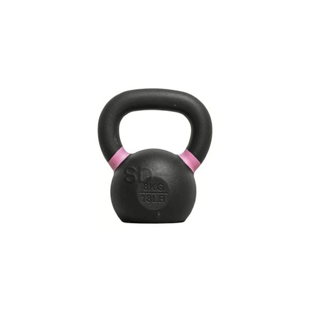 SDFIT - Kettlebell Pesa Rusa Black Coated 8 kg