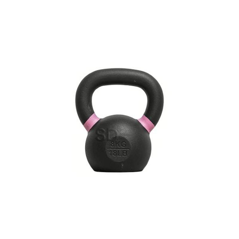 SDFIT - Kettlebell Pesa Rusa Black Coated 8 kg