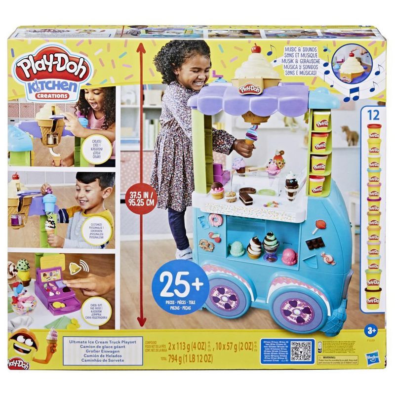 PLAY DOH - Play Doh Kitchen Mega Camion De Helados Ultimate 95cm
