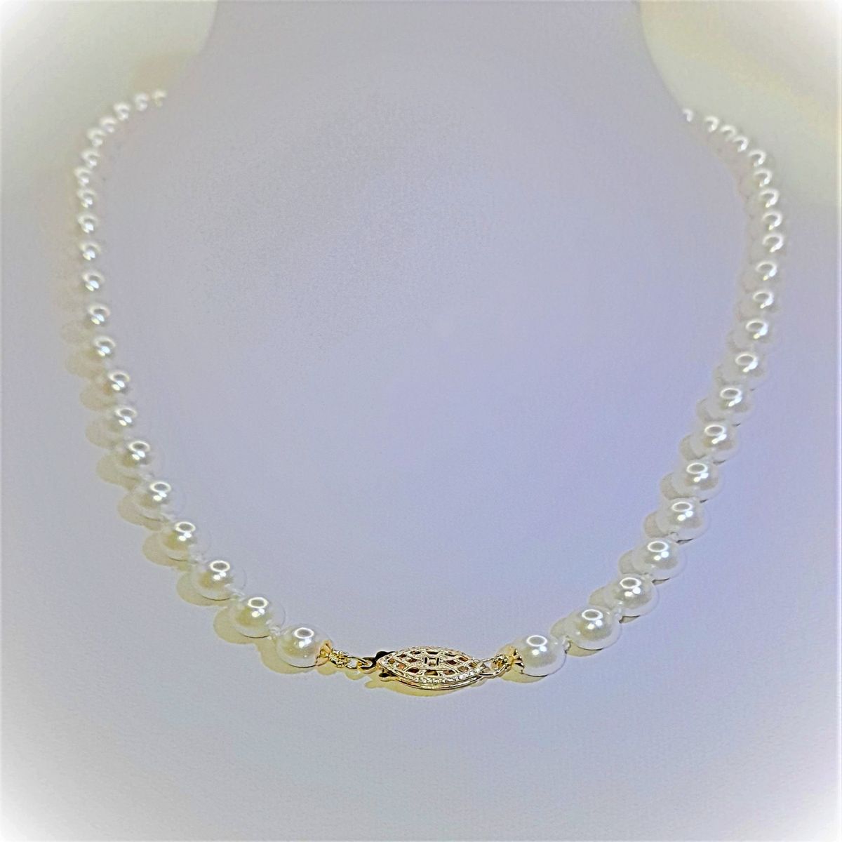 CAT JOYAS - Collar perlas shell Gold filled 14K Shellpearl