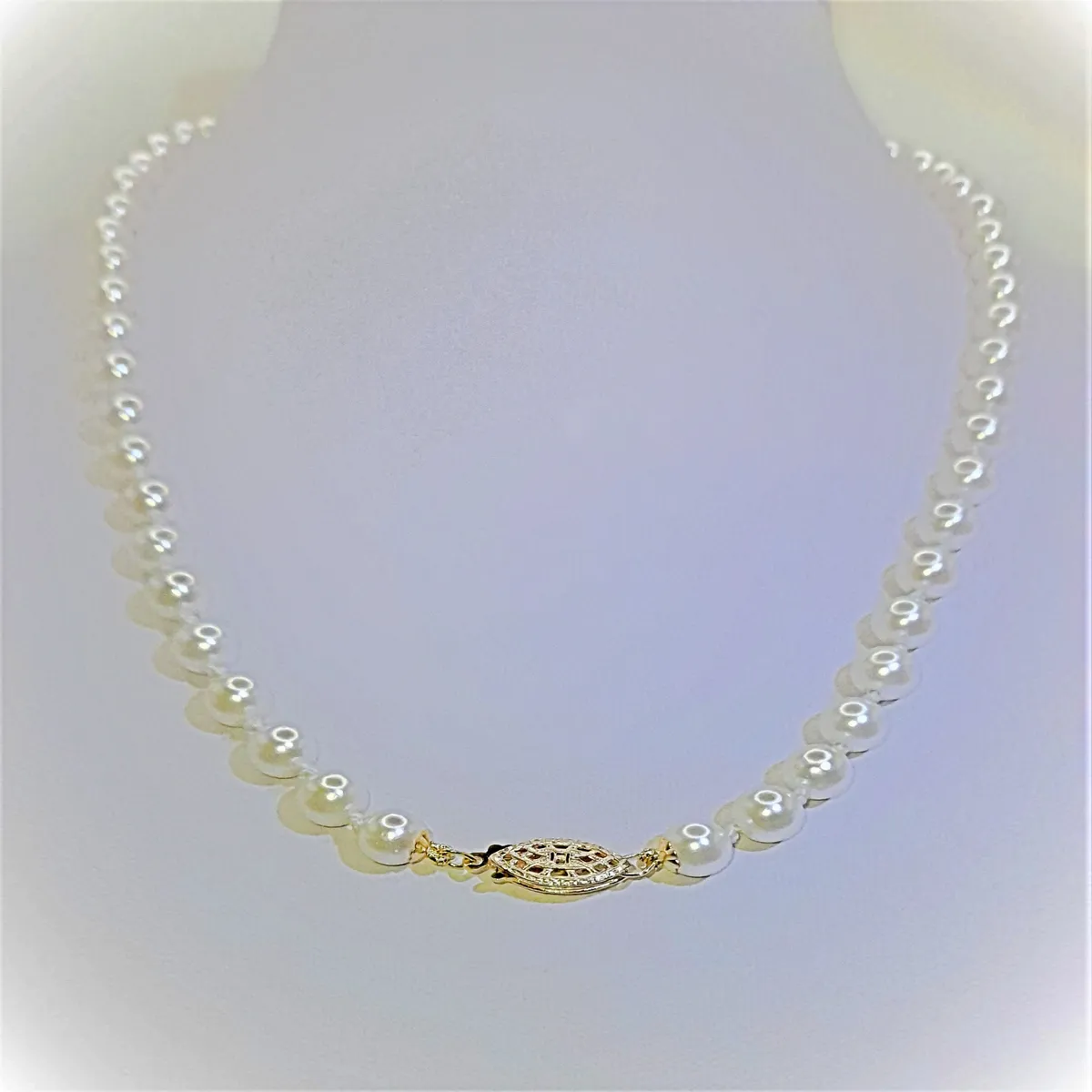 CAT JOYAS - Collar perlas shell Gold filled 14K Shellpearl