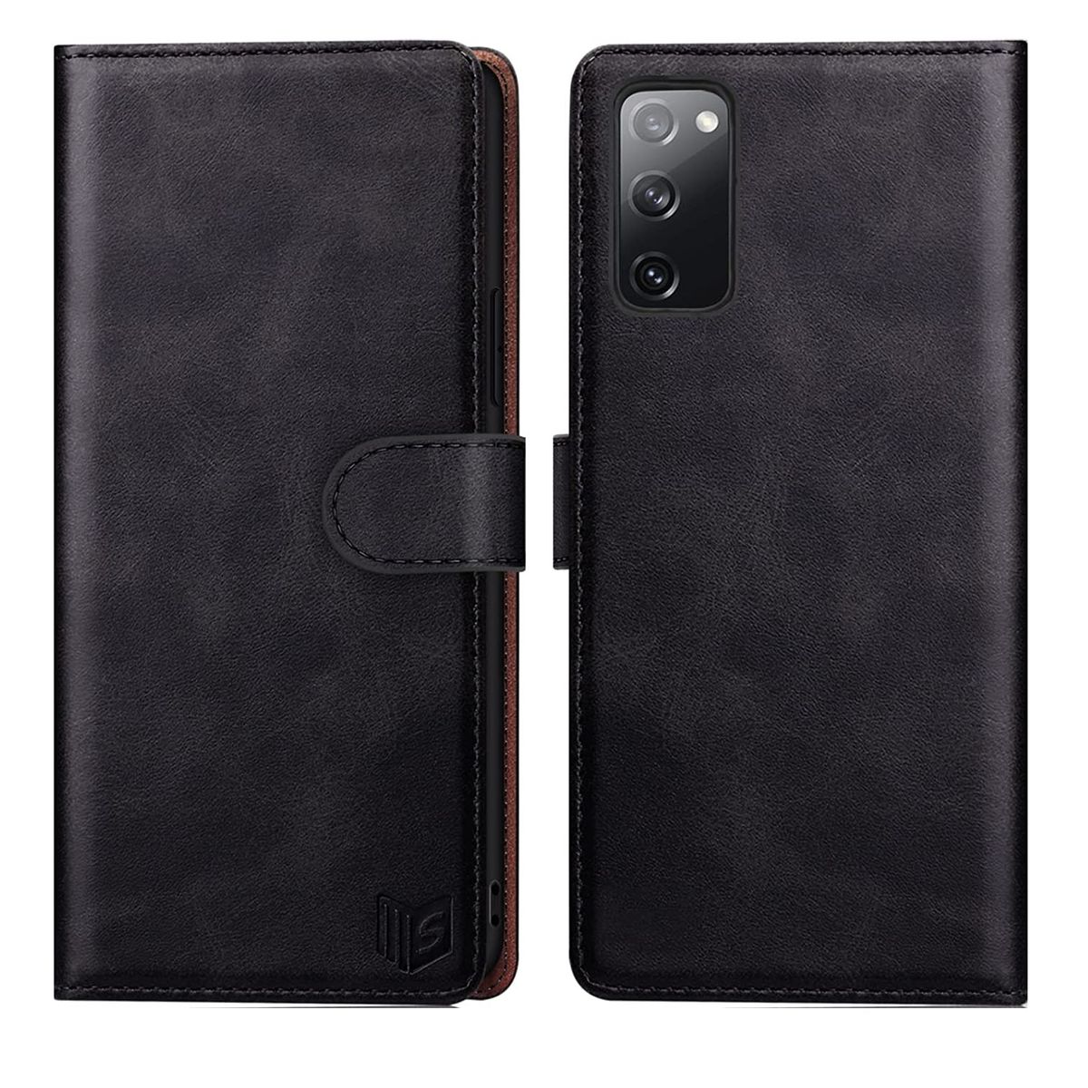 GENERICO - Funda Flip Cover Negro Para Samsung Galaxy S20 FE