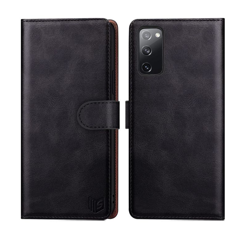 GENERICO - Funda Flip Cover Negro Para Samsung Galaxy S20 FE